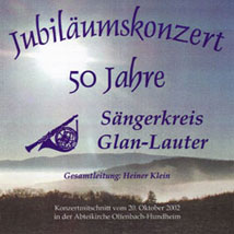 CD-Cover Elias Jubiläumskonzert: 50 Jahre Sängerkreis Glan-Lauter